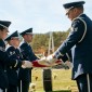 Flag folding ceremony